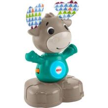 Fisher Price Interactive Musical Moose Art.GJB21  Interaktyvus žaislas Muzikinis Briedis (rusų k.)