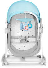 KinderKraft'21 Unimo Grey 5 in 1 Art.KBUNIMUPBLU0000 Blue Vaikų supamoji kėdutė-lovelė penki viename