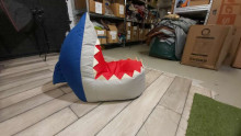Qubo™ Red Sea Shark  Art.134920 Кресло мешок, бин бег (bean bag), кресло груша, пуф