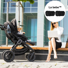 La bebe™ Wheel Сover M (26-31 cm) Art.135675 Black