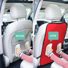 La bebe™ Car Seat Protector Eco Leather Art.135906 Grafit Aizsargpārvalks autosēdeklim