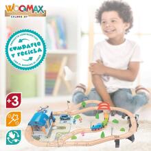 Woomax Wood Train Art.46455