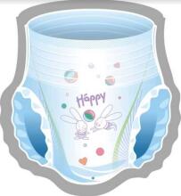 Happy Pants Maxi Art.BB-055-LU44-002  Vaikiškos kelnaitės 4 dydis nuo 8-14kg, 44vnt.