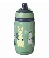 TOMMEE TIPPEE  INSULATED SPORTEE Art.447820 greeen pudelīte 12m+, 266ml