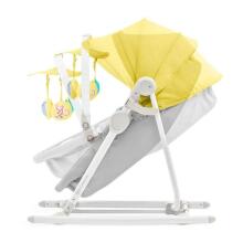 KinderKraft'21 Unimo Grey 5 in 1 Art.KBUNIMUPYEL0000 yellow Vaikų supamoji kėdutė-lovelė penki viename