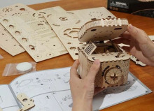3D koka puzle - kaste, 123 gab