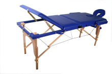 3 zonu saliekamais masāžas galds - zils, VANGALOO