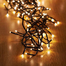 200 LED Kalėdinė lauko lempučIų girlianda 18,7m., šilta šviesa