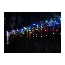 200 LED Kalėdinė girlianda "Varvekliai", ilgis 7,5m., įvairiaspalvės