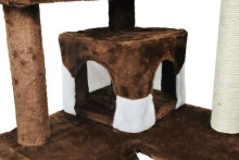 Kaķu skrāpis 120 cm – Vangaloo, brūns