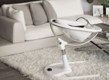 Mima Moon Art.H104RH-CL-W-SH101-SW White/Snow White Vaikiška kėdutė 2in1
