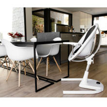 Mima Moon Art.H104RH-BL-W-SH101-BB Black/Black Vaikiška kėdutė 2in1