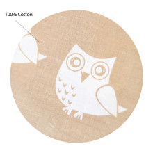 UR Kids Bedding Art.141140 Owl Kokvilnas gultas veļas komplekts no 3 daļam