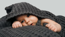 La Bebe™ NO Baby Towel  Art.141194 Lilac