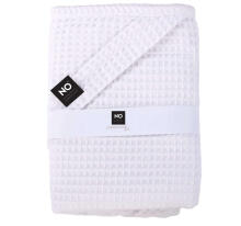 La Bebe™ NO Baby Towel  Art.141196 White  Вафельное полотенце  детское с капюшоном  75x75см