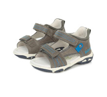 D.D.Step (DDStep) Art.AC290-108AL Grey Ekstra komfortabli zēņu sandales (31-36)