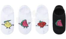 Be Snazzy Socks Art.ST-15 Baltas ar citronu