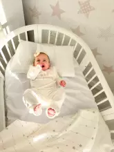 La Bebe™ Bed Kotto Olin 9 in 1 Art.141419 White Daugiafunkcinė medinė transformuojama lovelė 9 viename