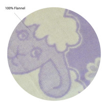 UR Kids Blanket Cotton Art.141501 Sheep Violet  Детское одеяло/плед из натурального хлопка 75x100см