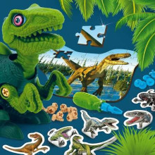 Lisciani Giochi  Genius Dino Art.92413  Игровой набор Динозаврик с отверткой+пазл