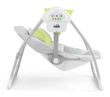 Cam  Sonnolento Art.S345/260 Bērnu krēsls-šūpulis (šūpuļkrēsliņš) ar regulējamo ātrumu, mūziku un rotaļlietu loku