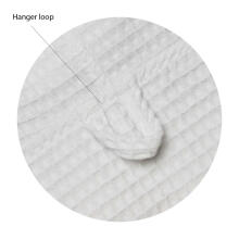 La Bebe™ NO Poncho Towel  Art.141917 White 90x110 cm
