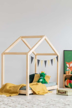 Adeko Furniture Mila RM Art. RM-70160  Детская кроватка/домик из натуральной сосны 160x70см