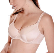 „Bogema Lingerie“ prekės ženklas 22507 „Dramblio kaulo rožė“ motinystės / slaugos liemenėlė su nusegamu diržu