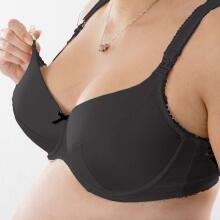 „Bogema Lingerie“ prekės ženklas 22507 „Dramblio kaulo rožė“ motinystės / slaugos liemenėlė su nusegamu diržu