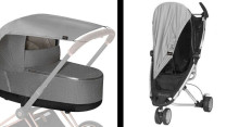 La bebe™ Visor Art.142588 Blue  Universālais saules sargs (aizsargs) bērnu ratiem un autokrēsliem +DĀVANĀ funkcionālā somiņa no ūdens atgrūdošā auduma