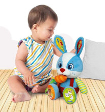 Clementoni Talking Rabbit Oscar Art.50609 Runājoša interaktīvā rotaļlieta Gudrais Zaķis (  LV/EST/RU/LT) (analogs Fisher Price Gudrais Kucēns)