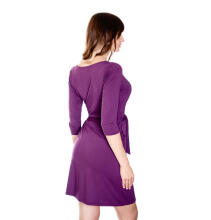 La Bebe™ Nursing Cotton Dress Donna Art.135984 Jade Maternity Nursing Dress Juoda medvilnė prieš / po motinystės suknelės
