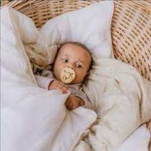 Bibs Colour Art.142911 Desert sand/Sunshine  Soothers 0-6 m., 100% natural