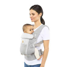 ERGOBABY ADAPT SOFTFLEX Art.BCASFMGRY Mesh pearl grey bērnu ķengursoma