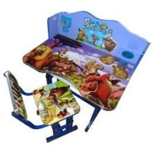 „Baby Land Art.HC53B Blue“ Spalvingas darbo stalas su kėde