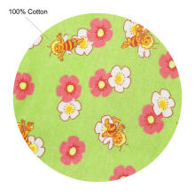 UR Kids Flannel  Art.143981 Bees Green Фланелевая пеленка для малышей 75x90 cm