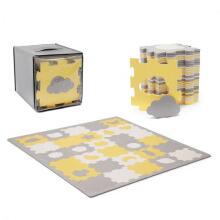 KinderKraft'22 Luno Shapes Art.KPLUSH00YEL0000  Puzzle grindų kilimėlis vaikams