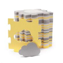 KinderKraft'22 Luno Shapes Art.KPLUSH00YEL0000  Puzzle grindų kilimėlis vaikams