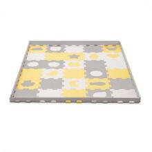 KinderKraft'22 Luno Shapes Art.KPLUSH00YEL0000  Puzzle grindų kilimėlis vaikams