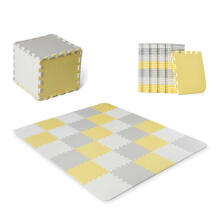 KinderKraft'22 Luno Shapes Art.KPLUSH00YEL0000  Puzzle grindų kilimėlis vaikams