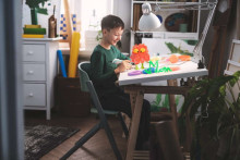 KinderKraft Livy Art.KHLICA00PNK0000 Pink стульчик для кормления+шезлонг