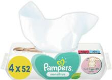 Pampers Sensitive Art.P04H184 drėgnos servetėlės, 52x4 vnt