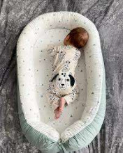 Baby Babynest Art.144436 Rabbit Гнездышко – кокон для новорожденных (ручная работа)