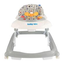 BabyMix Baby Walker Art.43569 Grey  Interactive Walker“