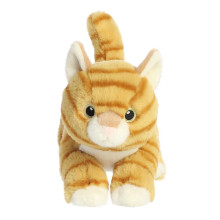 AURORA Eco Nation Plīša rotaļlieta Orandžais kaķis, 15 cm
