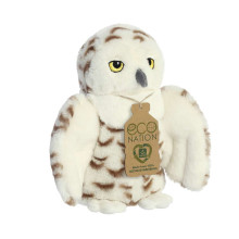 AURORA Eco Nation Плюшевая игрушка - Белая Сова, 20 см