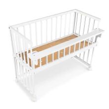 Klups Piccolino  Art.WY650 white vaikų medinė lova 90 х 40 cm
