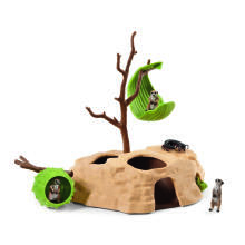 SCHLEICH WILD LIFE Surikatų urvas