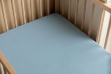 Sensillo Sheet Art.146013 Blue  Palags ar gumiju 140x70cm
