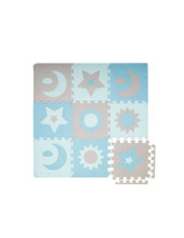 Momi Nebe Art.AKCE00031 Blue  Bērnu daudzfunkcionālais grīdas paklājs puzle